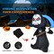 Costway 6 FT Halloween Inflatable Ghost Outdoor Blow Up Decoration w/ LED Lights